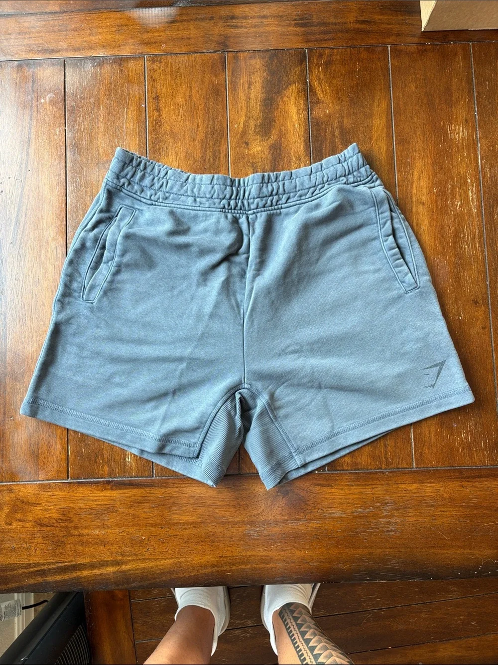 Gymshark Men's Slate Blue Athletic Shorts